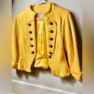 Nick and Mo Boutique 3/4 length sleeve statement blazer